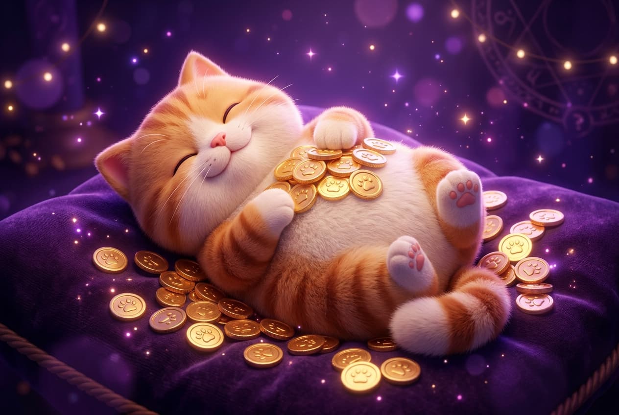 Sleeping VaultCat Mascot